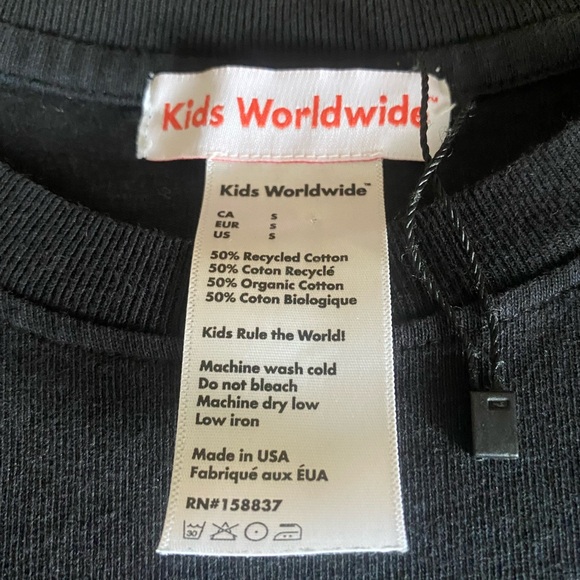 NWOT adults kids worldwide shirt - Picture 2 of 4